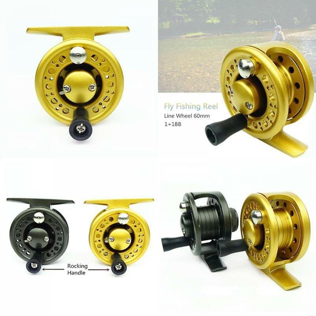 Wear Resistant C60 Aluminum Fly Fishing Ice Fishing Reel With Lightweight Design