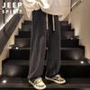 JEEP SPIRIT Men's Retro Straight-Leg Jeans