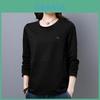 Casual Long Sleeve T Shirt For Women With Embroidery Made Of Milk Silk Perfect For Autumn Wear