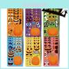 Adorable Cm2206006 Kids Cartoon Halloween Pumpkin Interactive Puzzle Stickers Set