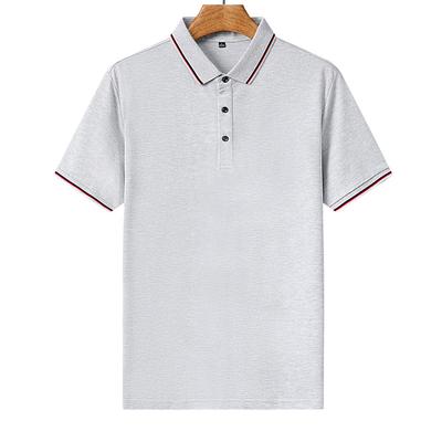 Young Father Summer Lapel Cotton T-shirt Men's Young and Middle-Aged Summer Short-Sleeved Polo Shirt