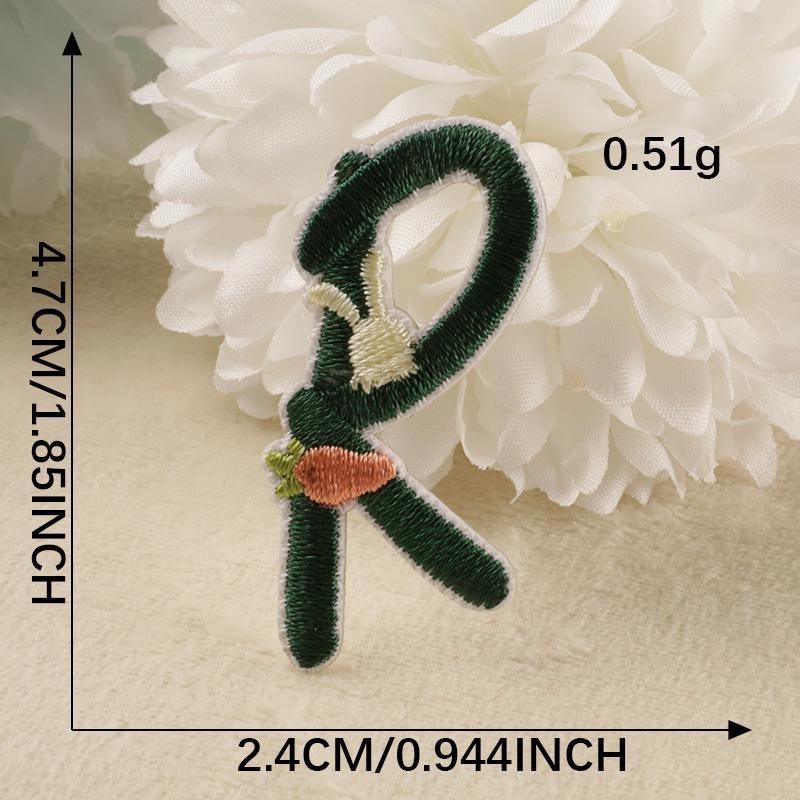 Self-Adhesive Embroidered Patches for Clothing, Shoes, Hats & Bags - Original 26 English Letters