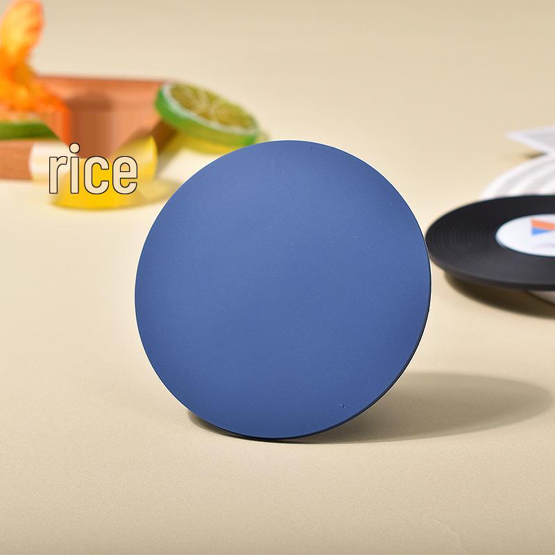 Printed Soft Rubber Coaster Mat - Heat-Resistant Dining Table Bowl Pad for Cafe & Hotel