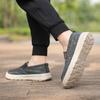 New lazy one-pedal canvas shoes men's breathable wide-headed thick-soled non-slip casual shoes men's washed cloth shoes summer