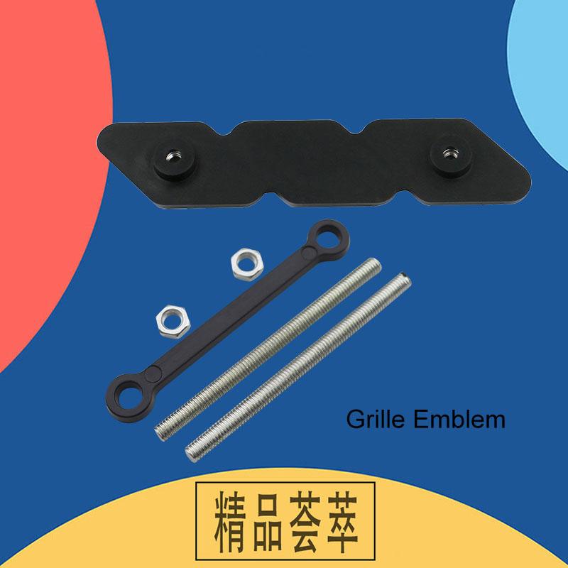 3 Colors Grille Badge Car Three-color National Flag Grille Emblem Mesh Slotted Grill Auto Badge Accessories