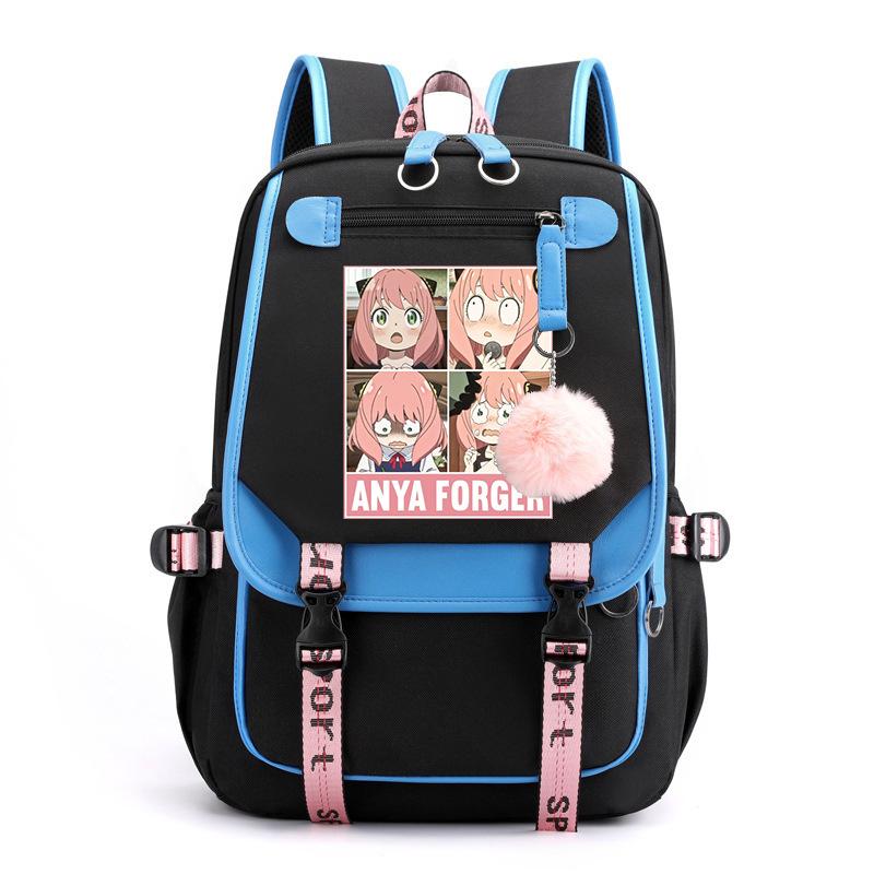 RiMan SPY x FAMILY Spy Play House Backpack Junior High School Student Personality Trend College Style School Bag