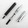 Ranvi Jinhao 92 Fountain Fine with Ink Converter Pen, Nib, (Silver Black)