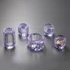 Mini Deneb Buddhist Altar Set, 3.0 Inches, Lavender Crystal, Modern Design, 5-Piece Set, Stylish Incense Burner, Flower Vase, Candle Holder, Rice Bowl
