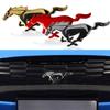 AJX1 3D Meatl Car Front Hood Grill Tail Trunk Sticker Badge Cover Decoration For Ford Mustang Fiesta Focus Mondeo Mk4 Fiesta Kuga St