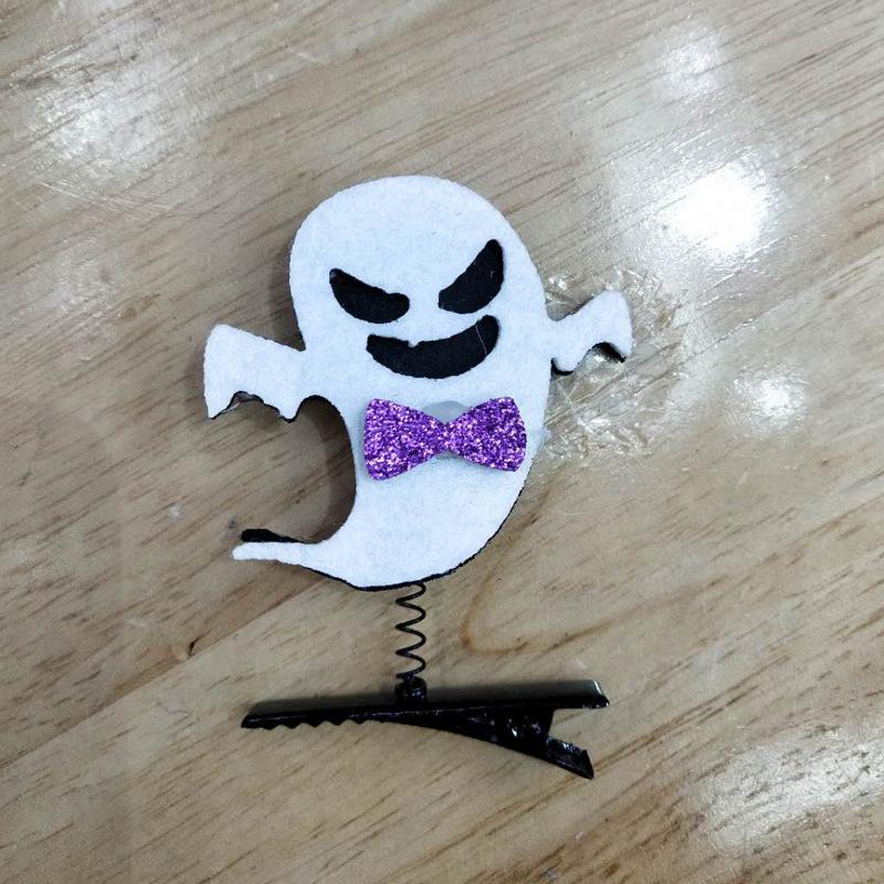 Halloween Hairpin Pumpkin Ghost Skull Buckle Headwear Festive Items PROM Party Props Small Gifts