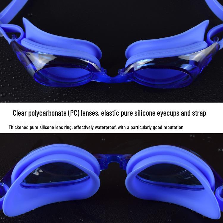 Herren- & Damen-Professionelle Anti-Beschlag HD Silikon Wasserdichte Schwimmbrille