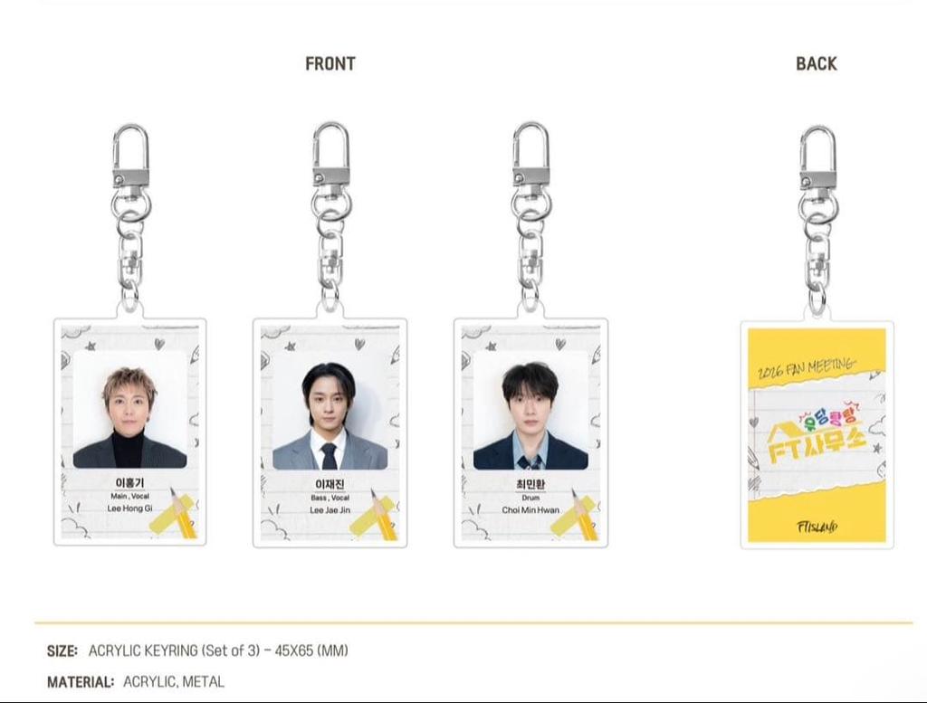 [USED] FTISLAND Fan Meeting FToffice Goods Acrylic Keychain - Hongki