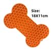 Nice Bones Silicone Dog Lick Mat For Dogs Pet Slow Food Plate Dog Bathing Distraction Pet Sucker Food Training Pet Feeder Supplies