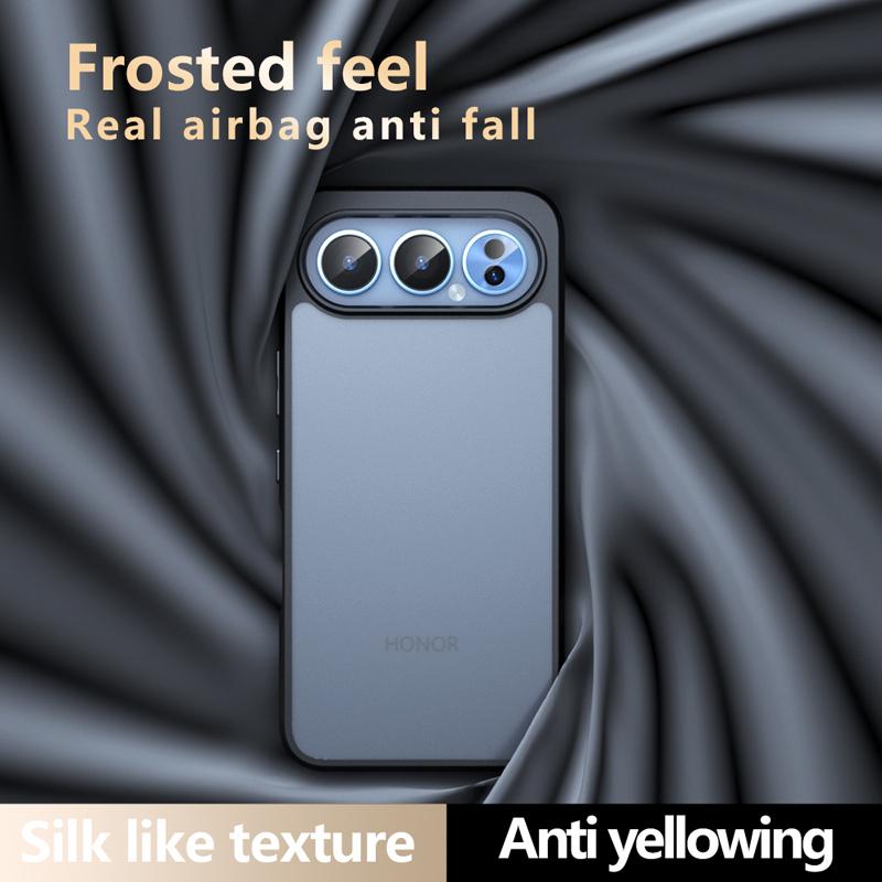 For Honor 500 Pro 500 Case Shockproof Frosted Skin Feel Matte PC+TPU Anti-fingerprint Transparent Cover For HONOR 500