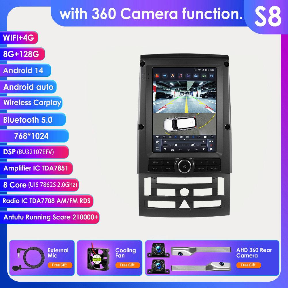 

Hizpo 9.7 AI Беспроводной CarPlay Android Auto Автомагнитола для Peugeot 407 SW CC 2004-2011 Стерео Мультимедиа GPS Головное устройство Экран WIFI Интеллектуальный экран S8 8Core 8G 128G 360