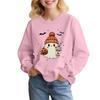 Children's Fashion Loose-fitting Casual Halloween Long-sleeved Printed Round Neck Sweatshirt
