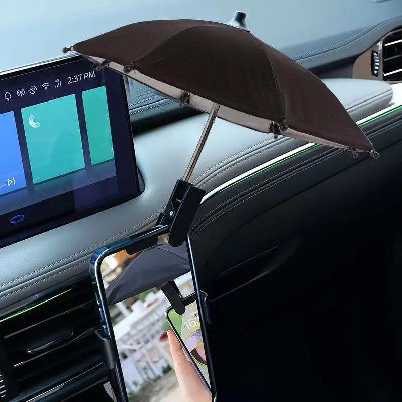 Mobile Phone Holder Sun Umbrella Clip Umbrella Outdoor Mobile Phone Fixed Umbrella Rainproof Parasol Mobile Phone Anti-reflective Small Umbrella