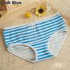 Women's Summer Navy Style Striped Lovely Bowknot Decor Underwear Panties Briefs