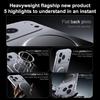 Gradient Color Frameless Magnetic Case For iPhone 17 Air 16 15 14 13 12 Pro Max For Magsafe Ultra Thin Soft PC Back Cover