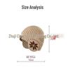 Children's Winter Snowflake Earmuffs and Scarf Set - Fleece-Lined, Thick Knit for Outdoor Cycling