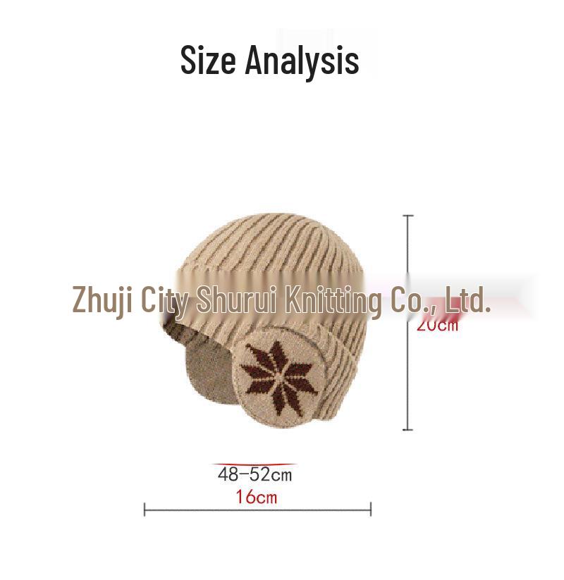 Children's Winter Snowflake Earmuffs and Scarf Set - Fleece-Lined, Thick Knit for Outdoor Cycling
