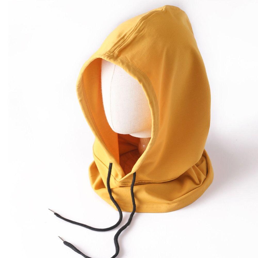 Windproof Cotton Balaclava Soft Headgear Caps Streetwear Light Thin Hood Scarf Unisex
