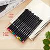 Water-Based Colored Needle Tube Pen Set 12/24 Colors with Tracing Hook for Watercolor Painting Markers