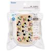 Skater Children's Lunch Box, Small Size, 1 Tier, 270ml, Fluffy Dome Shape, Disney Mickey Mouse & Friends Cooking, Antibacterial Treatment, For Childre
