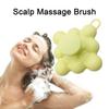 Szczotka do mycia włosów z zawieszką, wielokrotnego użytku, miękki silikon, masażer skóry głowy, bogata piana, głębokie oczyszczanie, narzędzie do pielęgnacji włosów w łazience