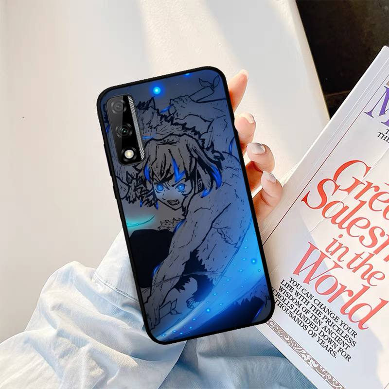 Japan Anime Cartoon Dämon Slayer Telefon Fall Für Huawei Y9 Y8 Y6 Prime Y7 Pro Y8s Y5 Mate 20 Pro 10 lite Abdeckung