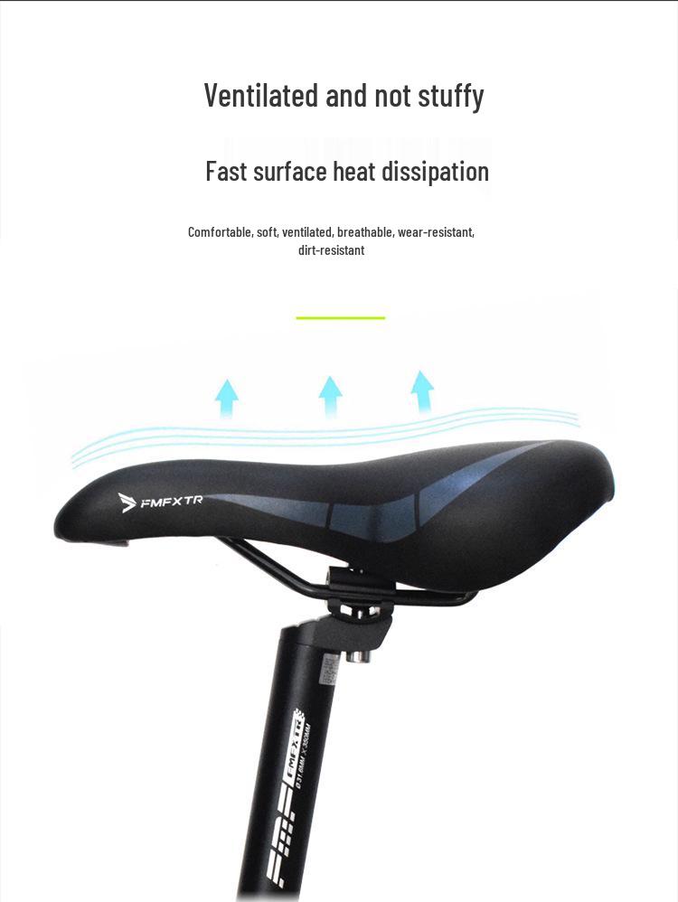 Comfortable Breathable Bicycle Saddle for Mountain, Road, and Fixed Gear Bikes
