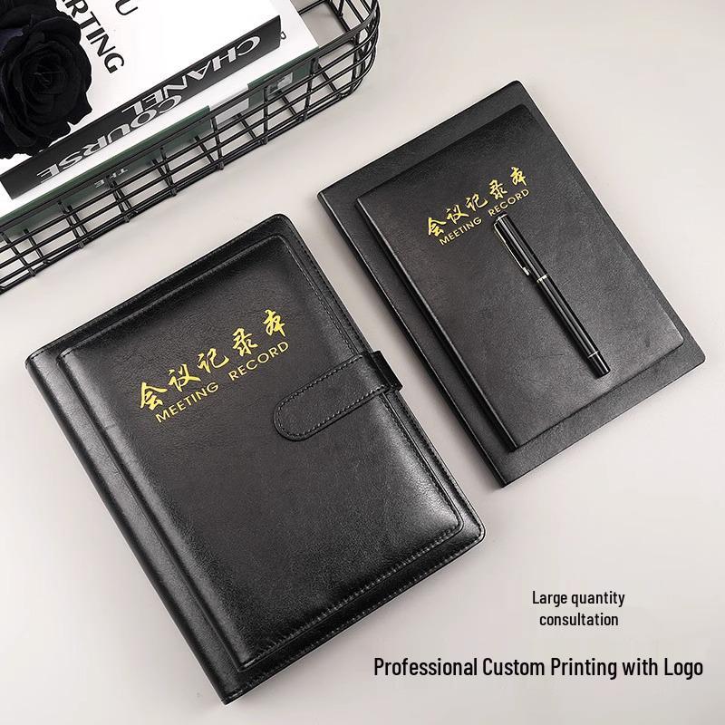 Special Edition A5/B5 Business Meeting Minutes Loose-leaf Notebook with Buckle
