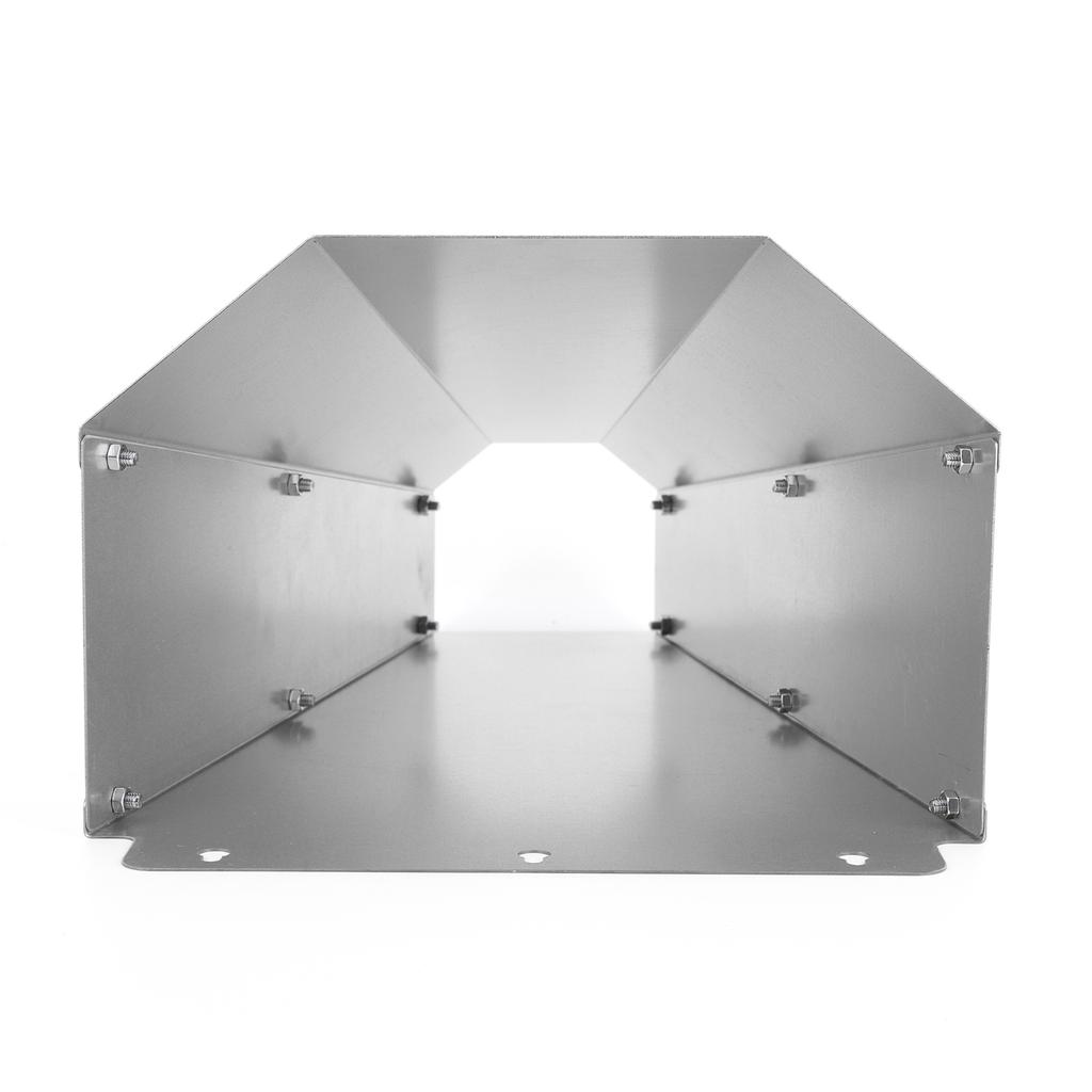 Galvanized Steel Chicken Restraining Cone Easy To Clean Flat-Back Poultry Killing Cone for Chickens Broilers Roasters