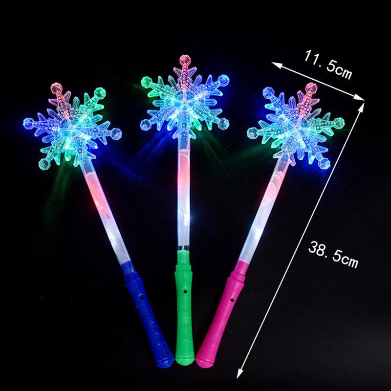 Lumini intermitente cu LED-uri Stick cu zână strălucitoare Baghetă stea magică Petrecere Jucărie cadou pentru copii Stick pentagramă strălucitor Trucuri magice luminoase