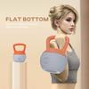 10KG Soft Kettlebell, Kettle Bell with Non-Slip Handle for Home Gym, Weight Lifting, Strength Training, Orange/Grey