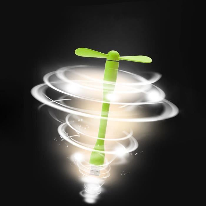 Ventilateur USB - YIOU - Mini - Flexible - Silencieux - Vert
