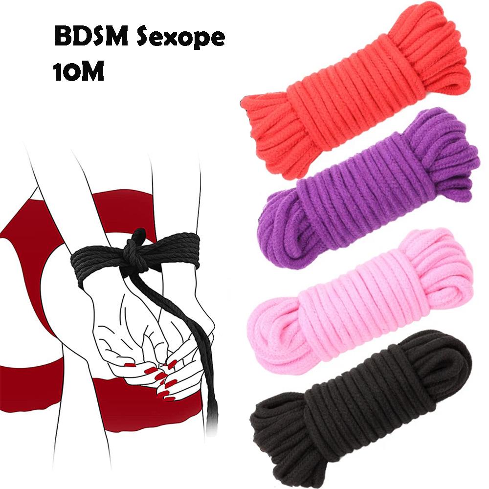 5M 10M Weiches Sexseil Paar Körperfesselung Bondage Sexope SM Sklave Japanisches Shibari Paar Erwachsener Porno Sexspiele Sexseile
