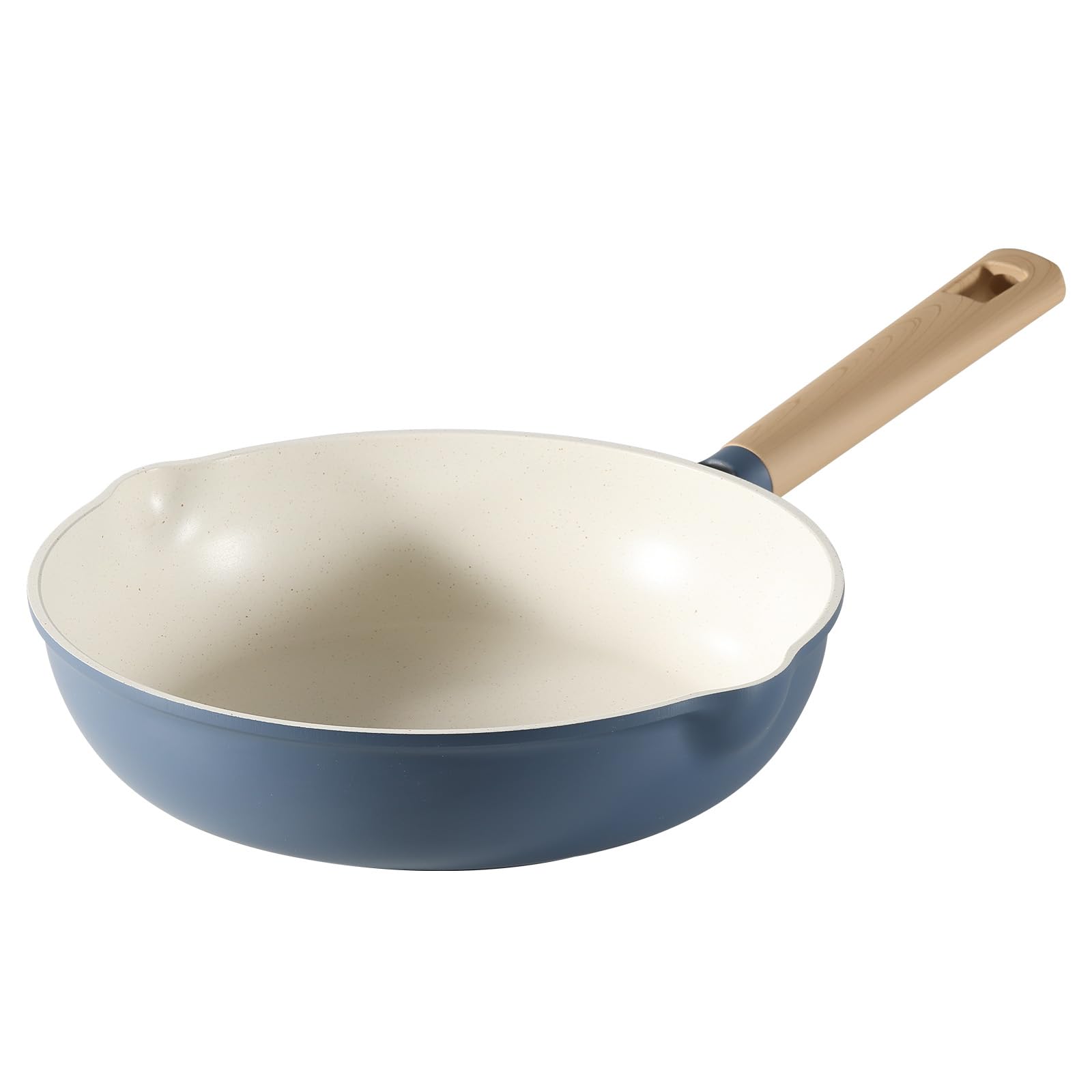 

CAROTE 26cm Frying Induction Gas PFOA PFOS Marble Easy to Perfect for Fried and All Heat CosyBlue Warranty Pan, & Compatible, & Free, Coat, Smooth, синій