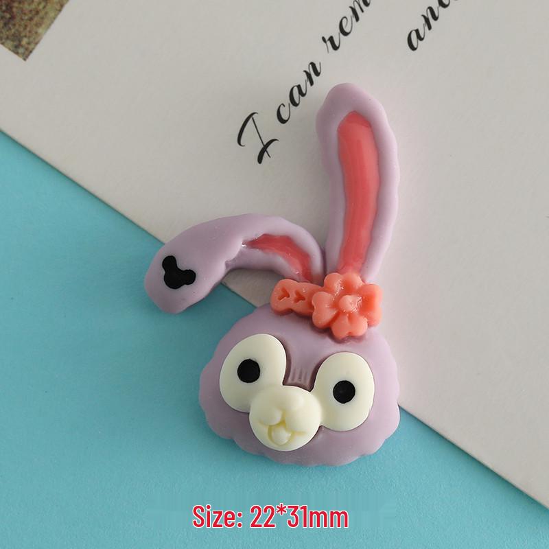 StellaLou Cartoon Resin Ornaments: DIY Phone Case, Craft Accessories, Headwear, Car Decor, Fridge Magnets.
