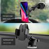 Car Mount with Suction Cup for Phone Holder, Adjustable Dashboard Navigation Stand with Telescopic Glass Suction Rod