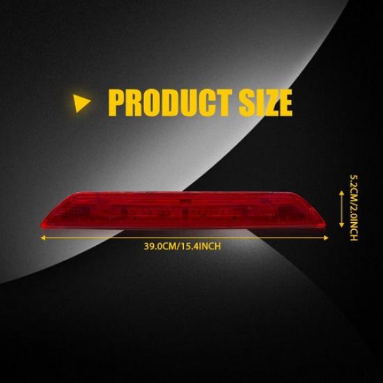 Third Brake 3rd Cargo Light Lamp for Ford Transit HD 350 2015- IP67 Red Lens