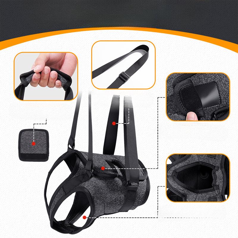 Outdoor Dog Hind Leg Support Straps for Disabled and Elderly Dogs, Pet Supplies for Assisted Rehabilitation and Travel