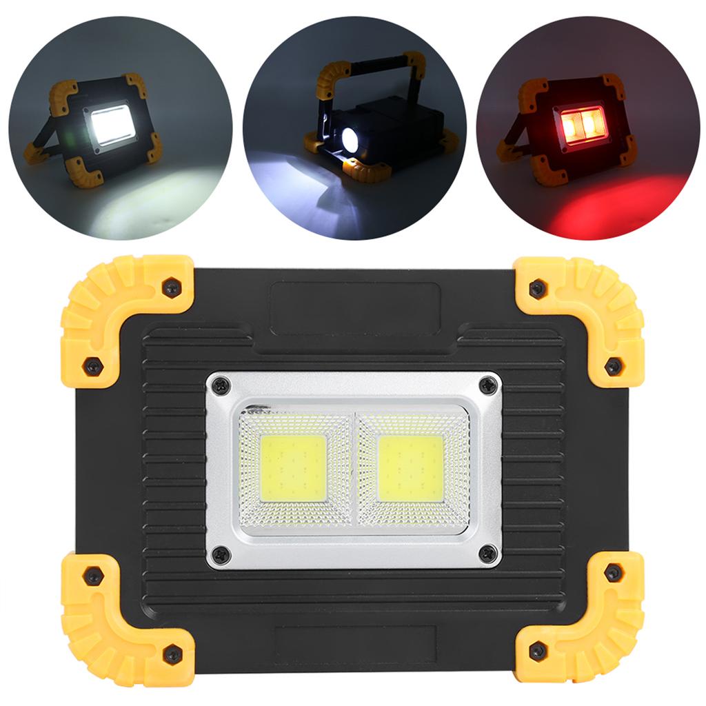 HighPower Work Light Portable IP44 LED Searchlight 110 Degrees Beam Angle COB Maintenance Lamp