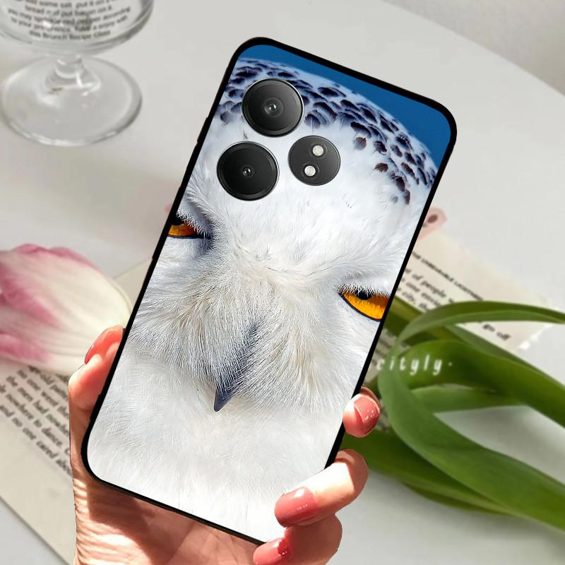 For Realme GT 6 GT6 Case Shockproof Soft TPU Silicone Phone Cover For Realme GT 6T Capa Realme GT6 GT6T Cartoon Matte Bumper