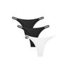 3Pcs/Set Women Seamless Briefs Sexy Low Waist Brazilian Panties Female Traceless Underpants Solid Color Panties XS-XL