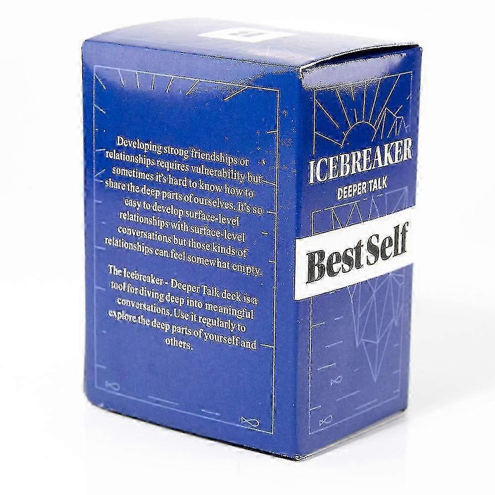 150 Karten Eisbrecher Tiefere Gespräche Deck Von Bestself Gesprächsparty Brettspiel Kartenspiele