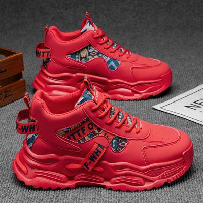 High-Top Chunky Sole Sneakers Casual Cushioning Comfortable Men's Women's Fashion Sports Shoes