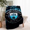 Manchester City FC Print Blanket - Soft & Comfortable, for Bedroom, Travel, Sofa, Home Decoration - Birthday Christmas Gift for Friend