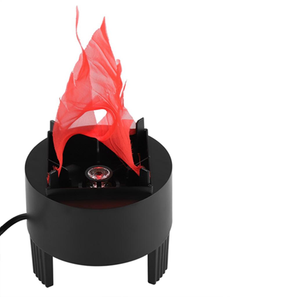 Lampa LED Efekt Płomienia Symulowana Misa Ognia Czarna Podstawa Impreza Pub KTV Disco Lampa Dekoracyjna #1