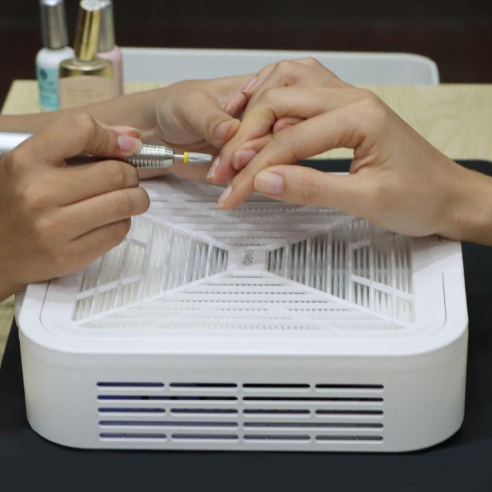 120W Manicure Vacuum Collector Turbine Dust Collector Machine US/EU/UK Nail Dust Collector  DIY